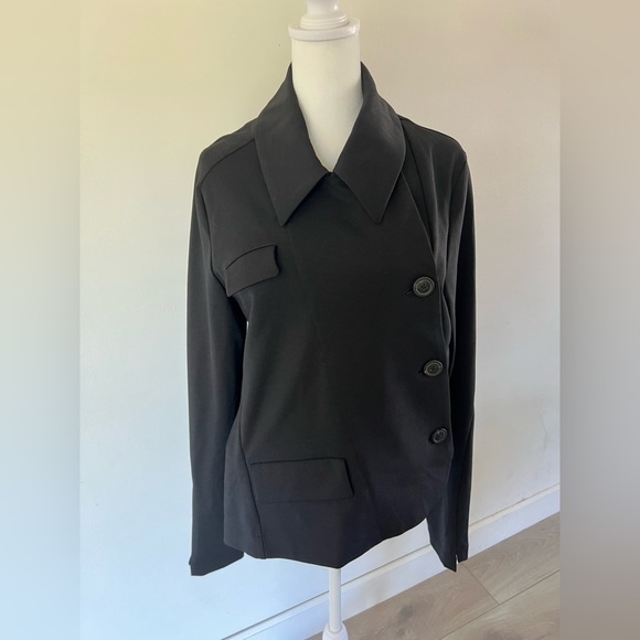 Rundholz Asymmetrical Architectural Button Front Wool Blend Avant Garde Jacket - Picture 14 of 15